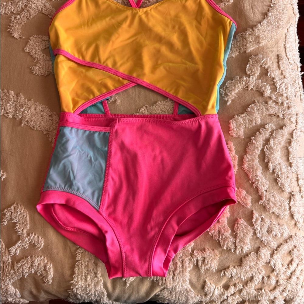 Tiger Friday Sunshine Leotard - Miami Beach Adult S